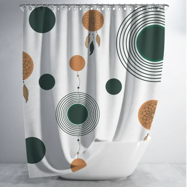Dreamcatcher Echo Boho Shower Curtain