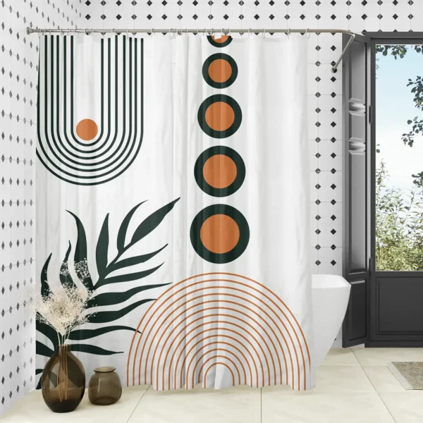Sunset Rise Boho Shower Curtain