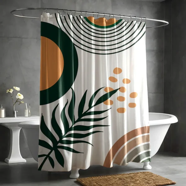 Sunset Grove Boho Shower Curtain