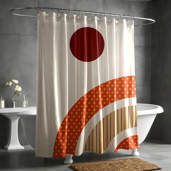 Desert Dusk Boho Shower Curtain