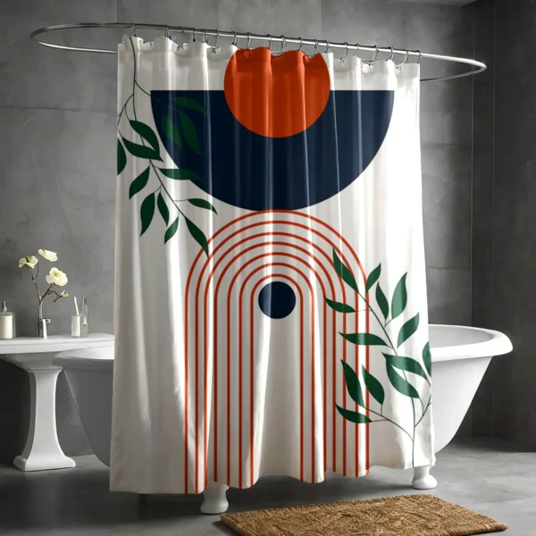 Sol Root Boho Shower Curtain