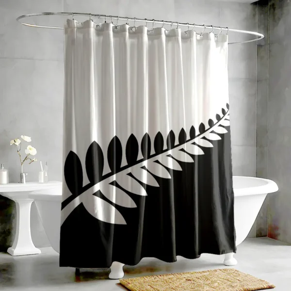 Silver Fern New Zealand Shower Curtain