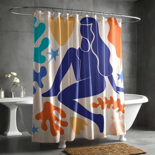 Seated Muse Matisse Shower Curtain