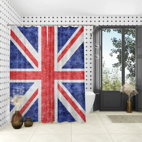 United Kingdom Flag Shower Curtain