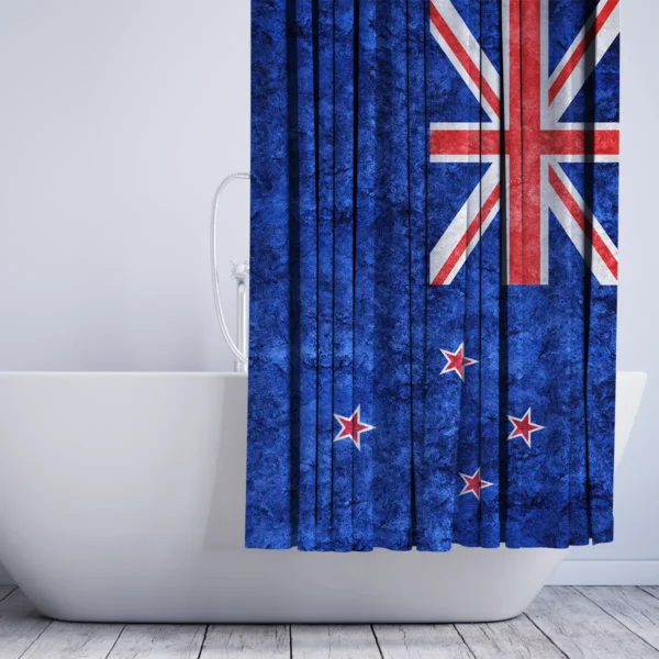 New Zealand Flag Shower Curtain