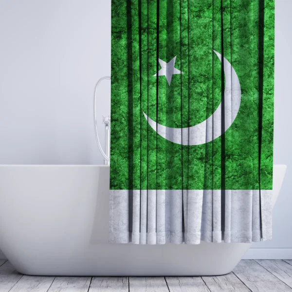 Pakistan Flag Shower Curtain